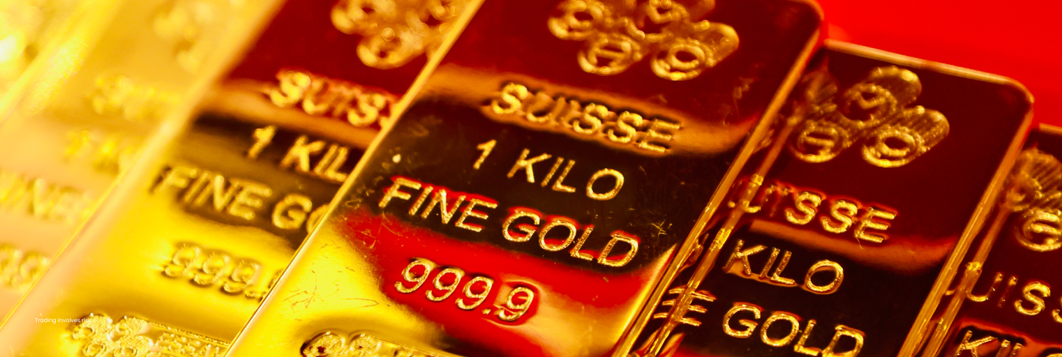 Close-up of physical gold bars displayed by D Prime at WikiEXPO Hong Kong 2026.